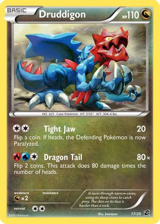 Druddigon 017 - Holofoil Dragon Vault - Holo Rare