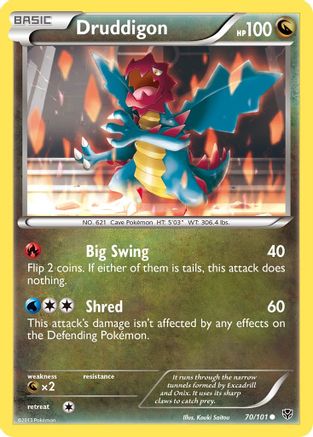 Druddigon Plasma Blast - Common