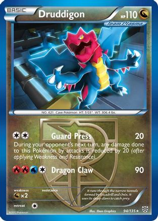 Druddigon (Team Plasma) Plasma Storm - Rare