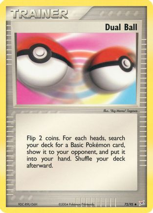 Dual Ball - Reverse Holofoil Team Magma vs Team Aqua - Uncommon