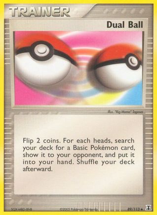 Dual Ball 089 - Reverse Holofoil Delta Species - Uncommon