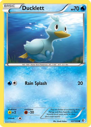 Ducklett - Reverse Holofoil Boundaries Crossed - Common