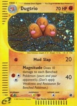 Dugtrio (10) - Holofoil Expedition - Holo Rare
