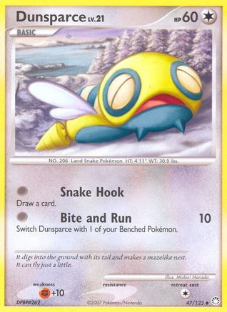 Dunsparce - Reverse Holofoil Mysterious Treasures - Uncommon