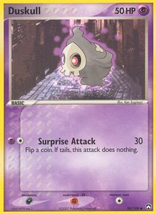 Duskull 050 - Reverse Holofoil Power Keepers - Common