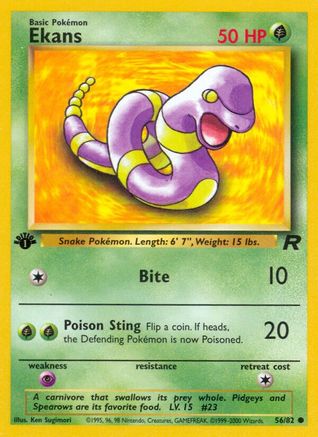 Ekans 056 - Unlimited Team Rocket - Common