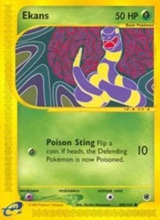 Ekans 108 - Reverse Holofoil Expedition - Common