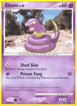 Ekans - Reverse Holofoil Great Encounters - Common