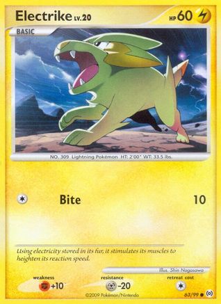 Electrike (63) (63) 063 Arceus - Common