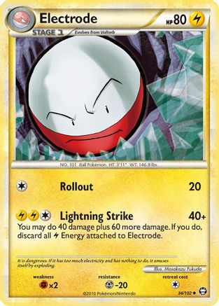 Electrode - Reverse Holofoil Triumphant - Uncommon
