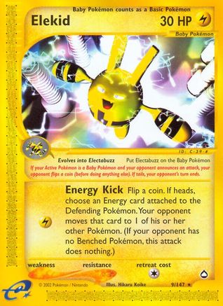 Elekid Aquapolis - Rare