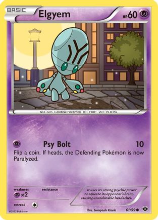 Elgyem - Reverse Holofoil Next Destinies - Common