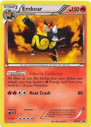 Emboar - BW21 - Holofoil Black and White Promos - Promo