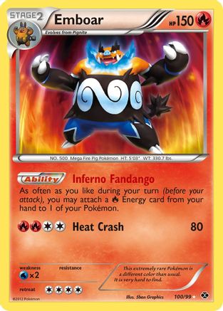 Emboar - Holofoil Next Destinies - Secret Rare
