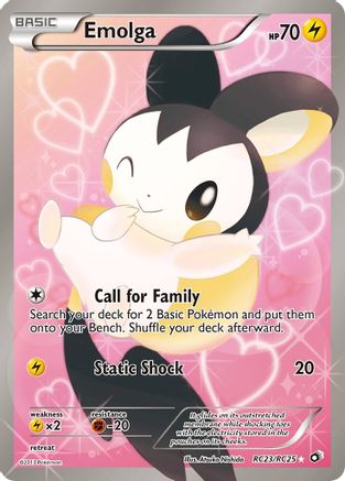 Emolga (Full Art) RC23 - Holofoil Legendary Treasures Radiant Collection - Ultra Rare