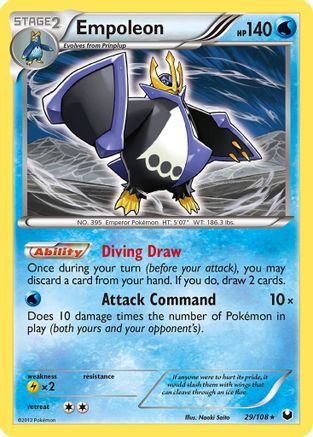 Empoleon - Reverse Holofoil Dark Explorers - Holo Rare