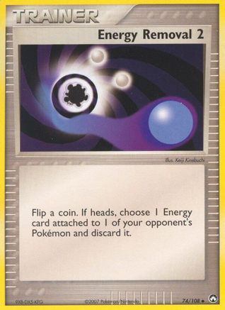 Energy Removal 2 074 - Reverse Holofoil Power Keepers - Uncommon
