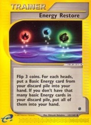Energy Restore - Reverse Holofoil Expedition - Uncommon
