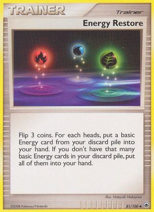 Energy Restore - Reverse Holofoil Majestic Dawn - Uncommon