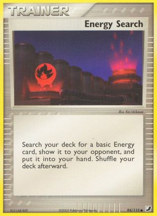 Energy Search - Reverse Holofoil Unseen Forces - Common