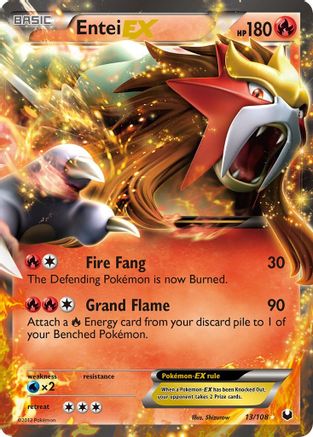 Entei EX - Holofoil Dark Explorers - Ultra Rare