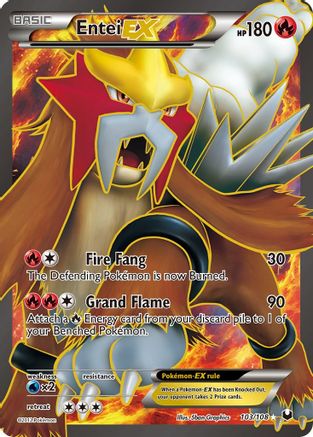 Entei EX (103 Full Art) - Holofoil Dark Explorers - Ultra Rare