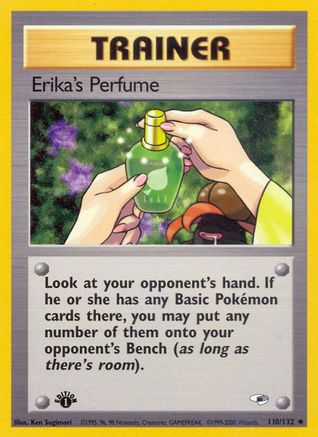 Erika's Perfume 110 - 1st Edition Gym Heroes - Uncommon