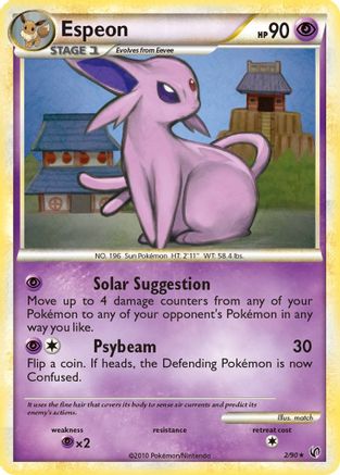 Espeon - Holofoil Undaunted - Holo Rare