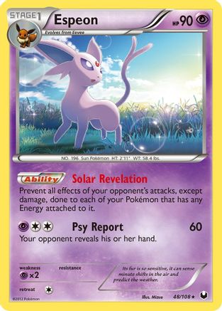 Espeon/108 - Reverse Holofoil Dark Explorers - Rare