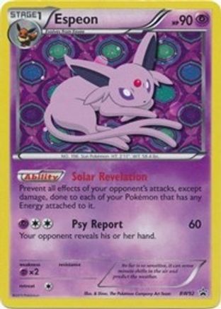 Espeon - BW92 - Holofoil Black and White Promos - Promo