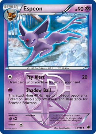 Espeon (Team Plasma) 048 Plasma Freeze - Uncommon