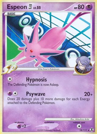 Espeon E4 - Reverse Holofoil Rising Rivals - Rare