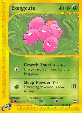 Exeggcute (76) (76) 076 Aquapolis - Common