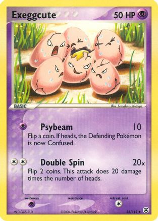 Exeggcute FireRed & LeafGreen - Uncommon