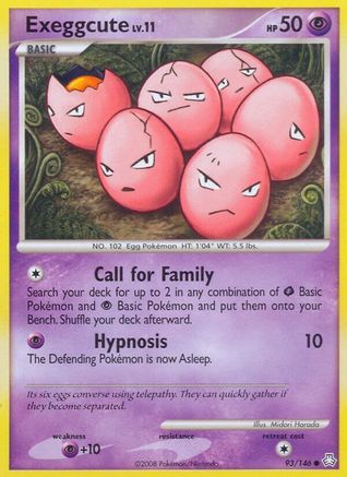 Exeggcute - Reverse Holofoil Legends Awakened - Common