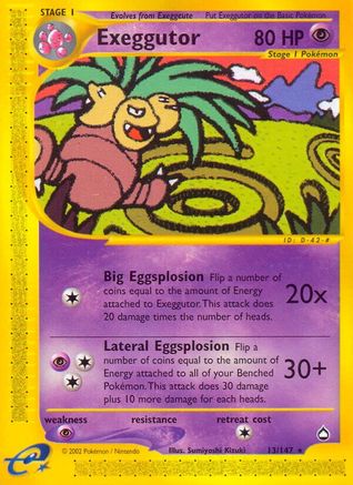 Exeggutor (13) Aquapolis - Rare