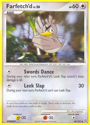 Farfetch'd - Reverse Holofoil Secret Wonders - Uncommon