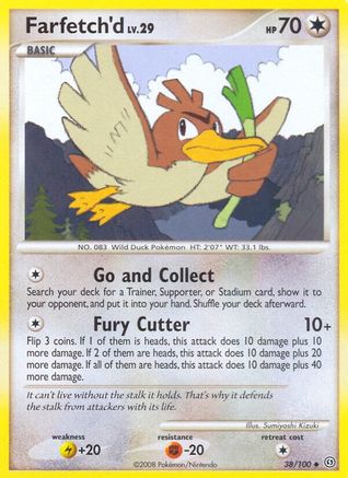 Farfetch'd 038/100 - Reverse Holofoil Stormfront - Uncommon