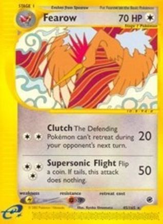 Fearow (45) - Reverse Holofoil Expedition - Rare