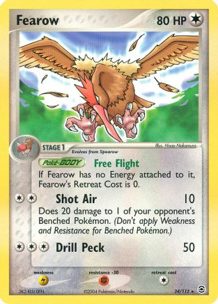 Fearow - Reverse Holofoil FireRed & LeafGreen - Rare