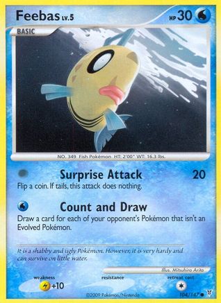 Feebas - Reverse Holofoil Supreme Victors - Common