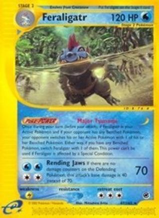 Feraligatr (47) - Reverse Holofoil Expedition - Rare