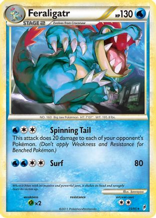 Feraligatr - Reverse Holofoil Call of Legends - Rare