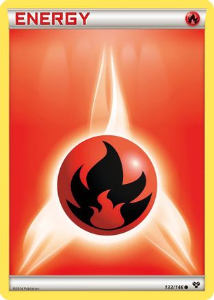 Fire Energy XY Base Set - Common