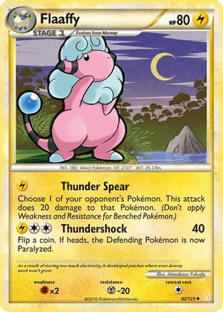 Flaaffy 042 - Reverse Holofoil HeartGold SoulSilver - Uncommon