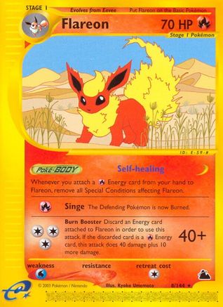 Flareon (8) Skyridge - Rare