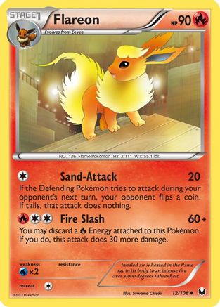 Flareon Dark Explorers - Uncommon