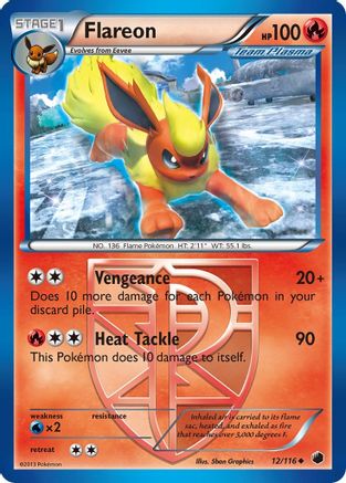 Flareon (Team Plasma) 012 Plasma Freeze - Uncommon