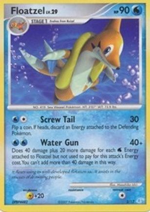 Floatzel DP Trainer Kit Manaphy & Lucario - Common