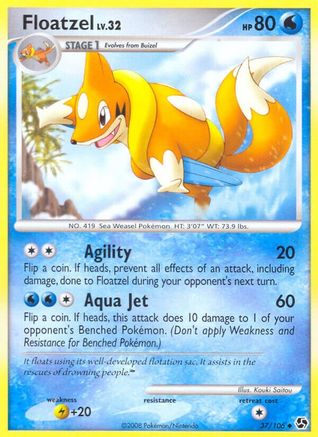 Floatzel Great Encounters - Uncommon